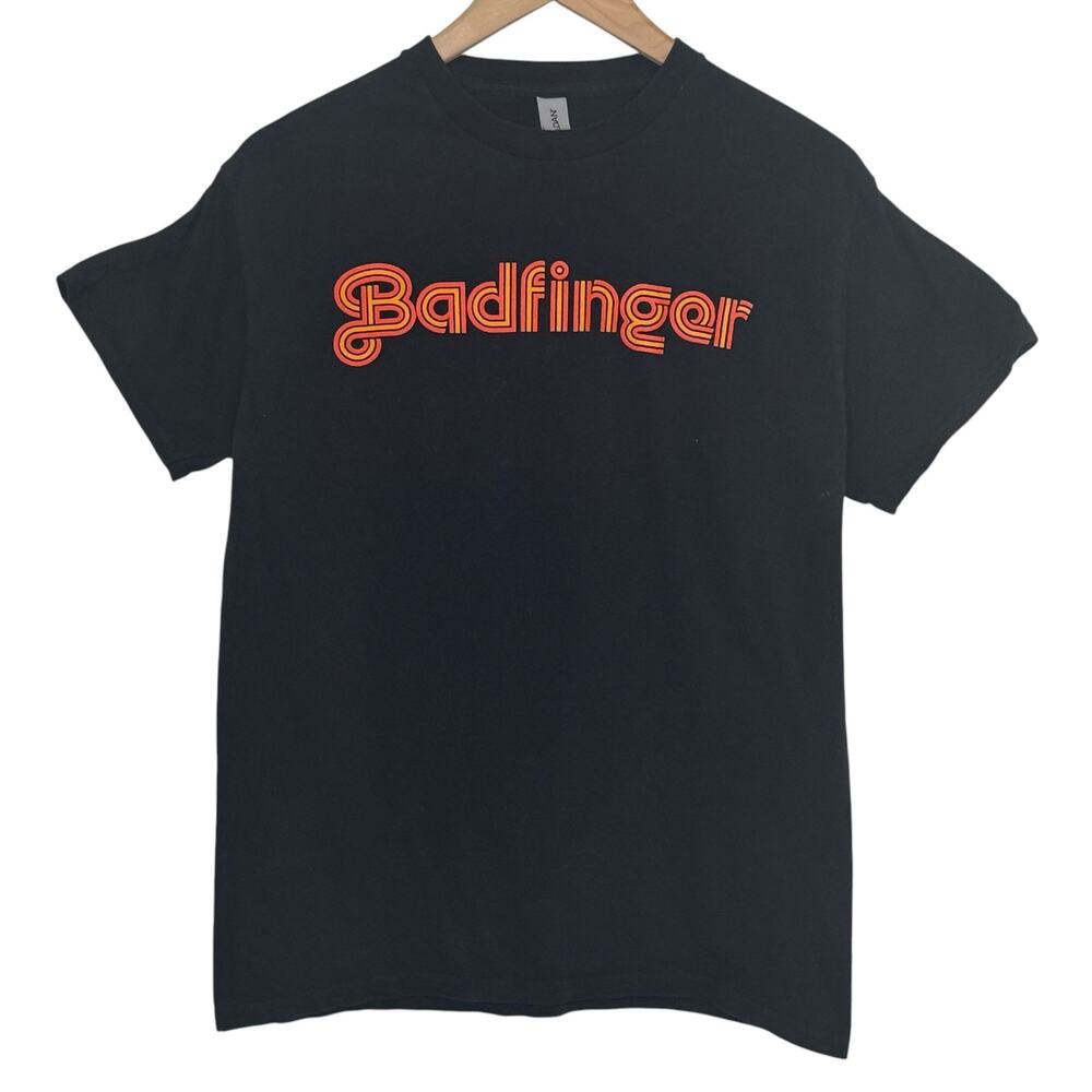 Badfinger Band Concert Tour Short Sleeve Black T-shirt Medium